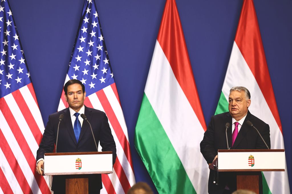 Orbán Viktor miniszterelnök és Marco Rubio amerikai külügyminiszter Budapesten