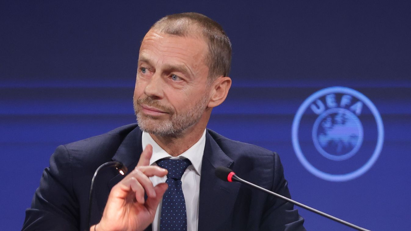 Aleksander Ceferin
Belgrád, 2025. április 3.
Aleksander Ceferin, az Európai Labdarúgó-szövetség elnöke a szövetség 49. rendes kongresszusán Belgrádban 2025. április 3-án.
MTI/EPA/Andrej Cukic