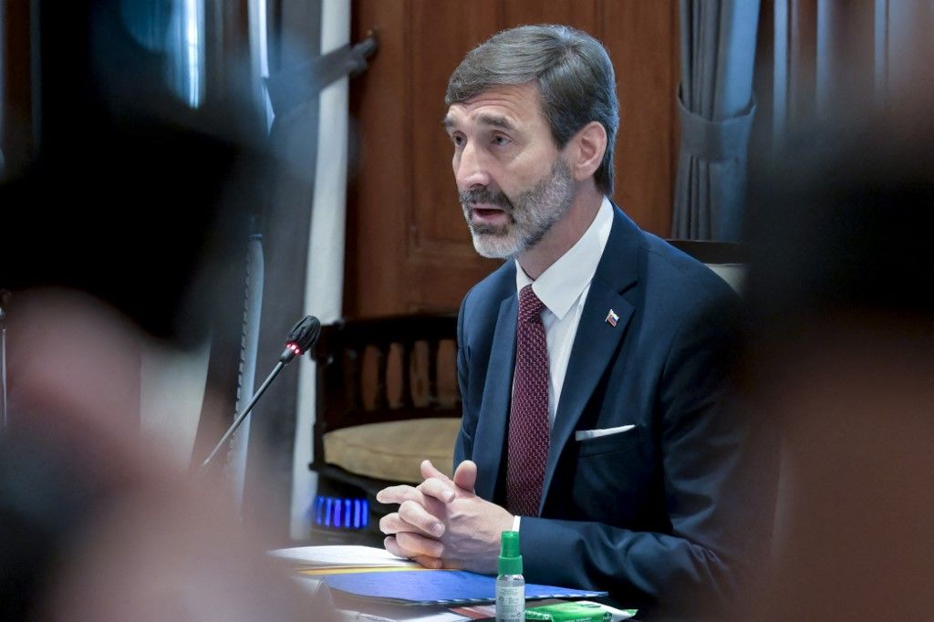 Juraj Blanár külügyminiszter hangsúlyozta: Szlovákia szerint fenn kell tartani az egyes tagállamok jogát arra, hogy megvétózzák az Európai Unió kulcsfontosságú döntéseit (Fotó: AFP)