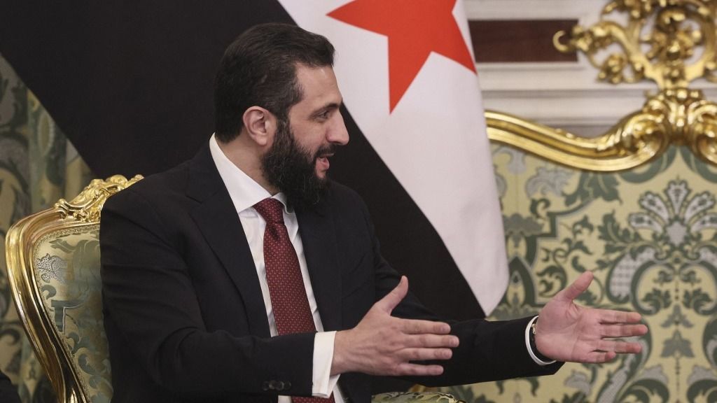 Ahmed es-Saraa szíriai elnök találkozott az SDF-fel szemben álló Kurd Nemzeti Tanács küldöttségével