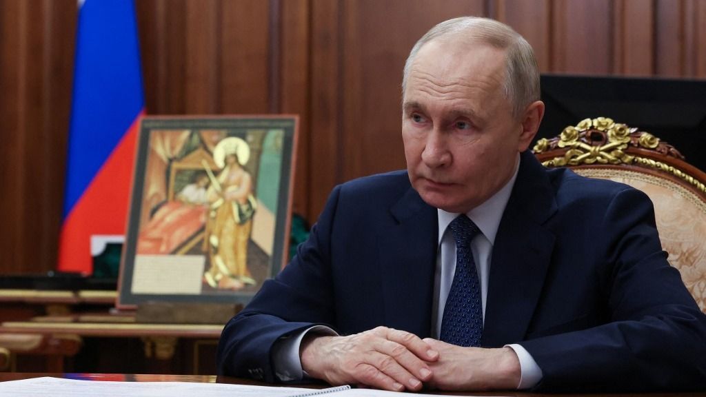 Vlagyimir Putyin orosz elnök (Fotó: AFP)