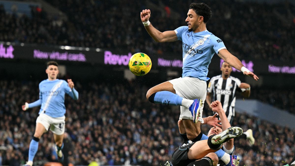 Omar Marmoush két gólt rúgott az első félidőben Pep Guardiola csapatában a Newcastle ellen