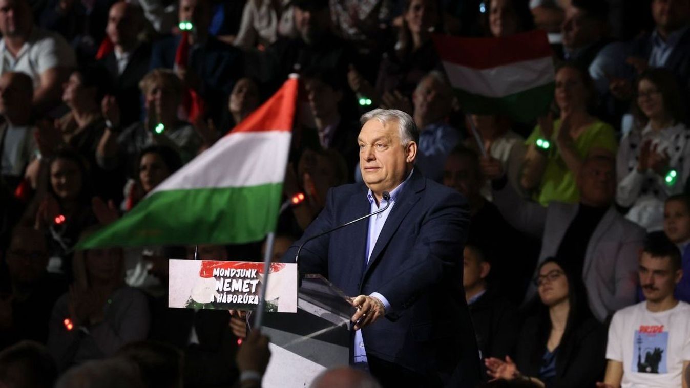 Orbán Viktor szerint a 2026-os a háború előtti utolsó választás (Fotó: Mirkó István)