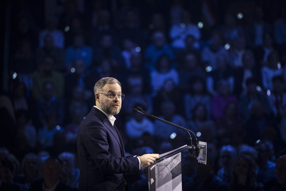 Magyar Pétert ma hiába próbálták szóra bírni, nincs baja az ukrán zsarolással