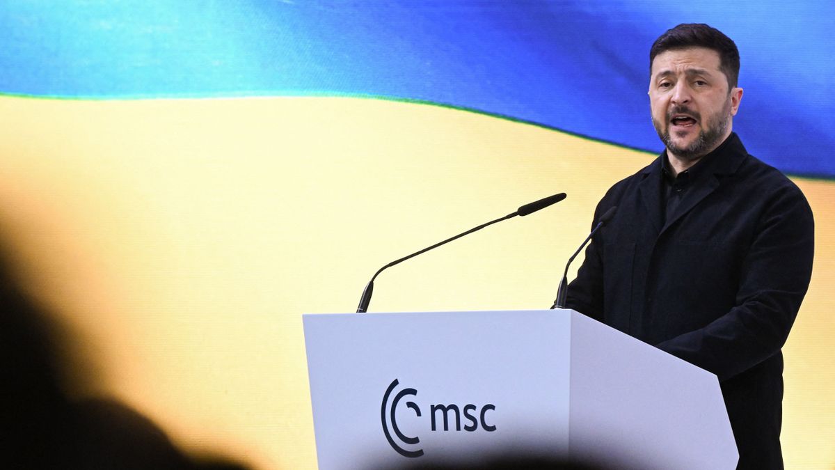 Volodimir Zelenszkij (Fotó: AFP)