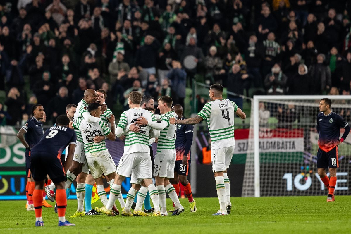 Nagy volt az ünneplés a Groupama Arénában az FTC–Ludogorec El-meccs után