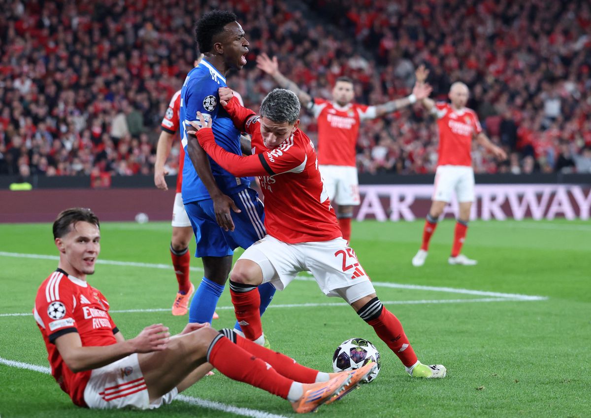 Vinícius Júnior és a rasszizmussal vádolt Gianluca Prestianni nem fog összecsapni a Real Madrid és a Benfica BL-párharcának visszavágóján