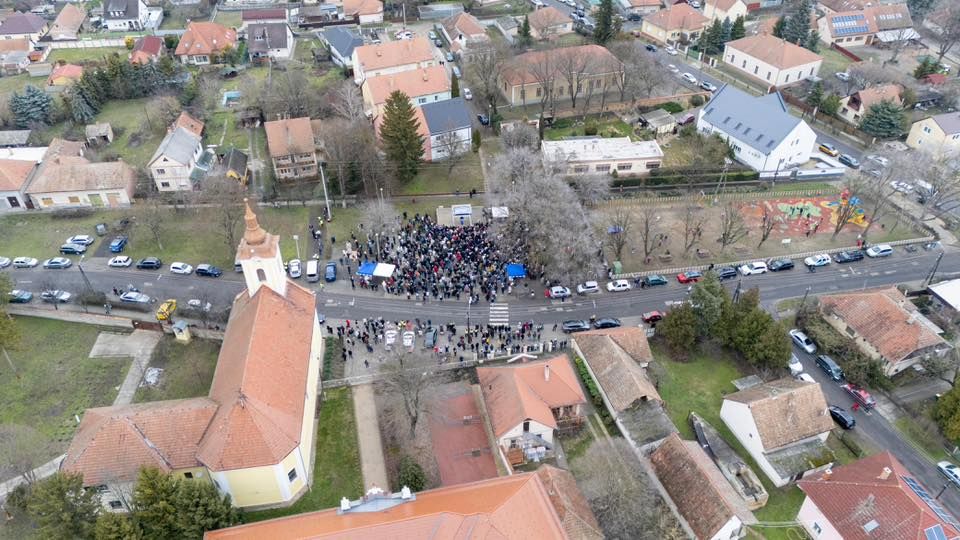 Magyar Péter országjárása Albertirsán is lebőgött (Forrás: Facebook)