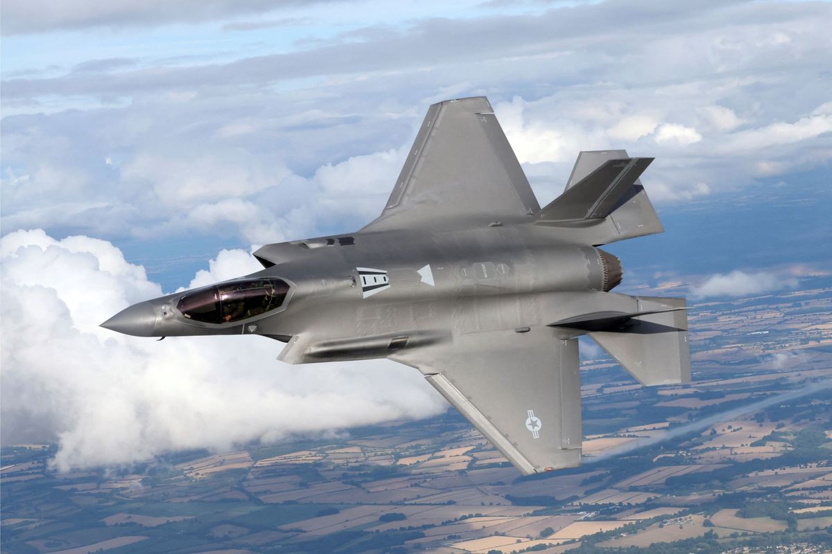 Az amerikai légierő egy F-35A típusú vadászgépe