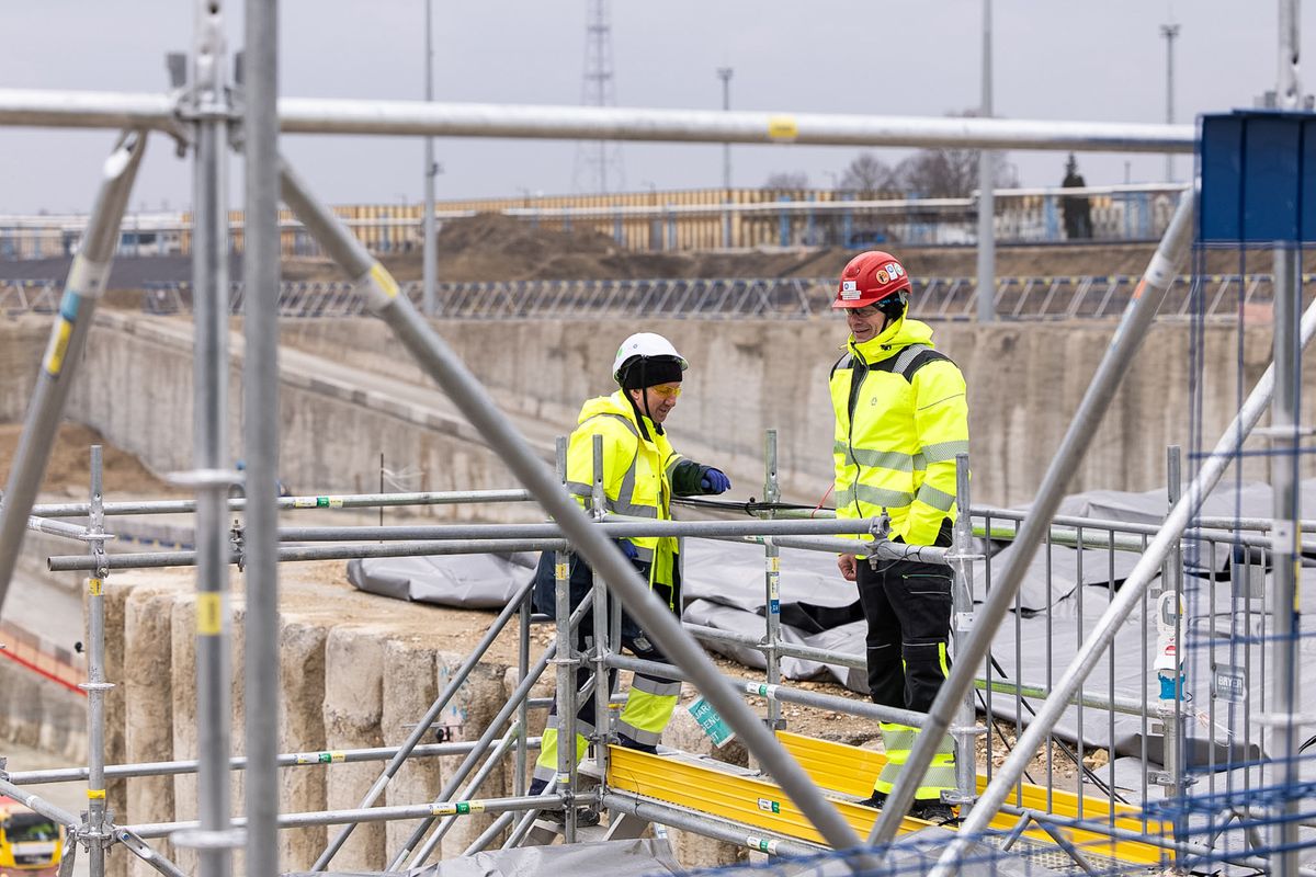 Paks II betonalap öntése