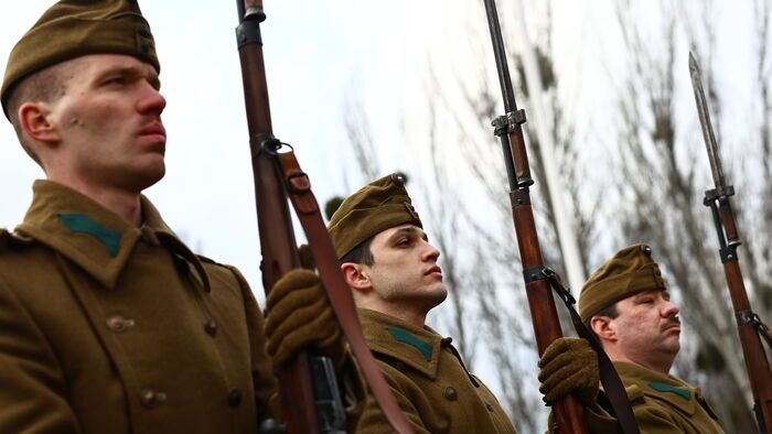 hősi halott magyar katona újratemetési szertartása Fiumei úti sírkert 