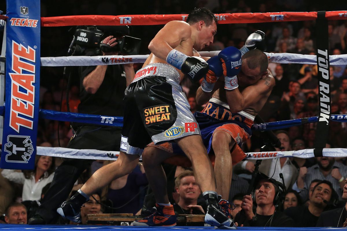 Provodnyikov szinte a ringből is kipofozta Alvaradót a WBO kisváltósúlyú vb-címmeccsen 2013-ban