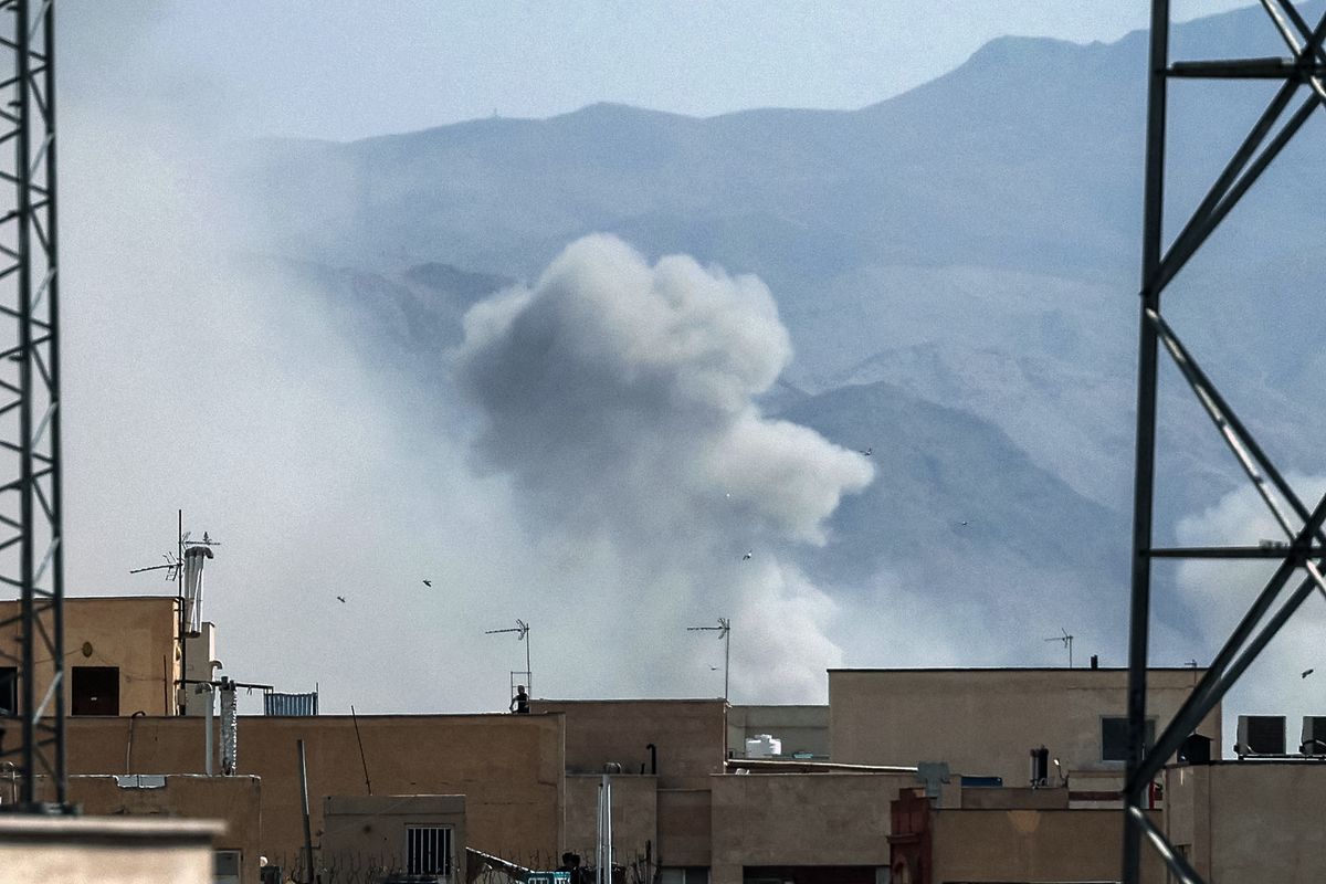 Teherán a támadás után Fotó: - / AFP