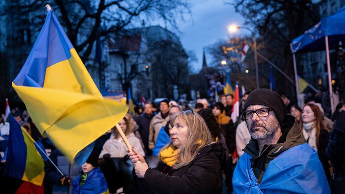 A Momentum megemlékezése az ukrán háború 4. évfordulója alkalmából