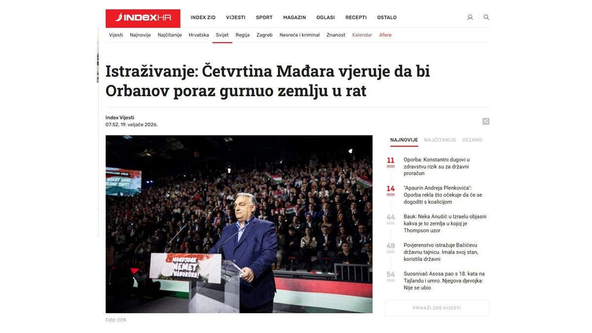 Horvátok Orbánról