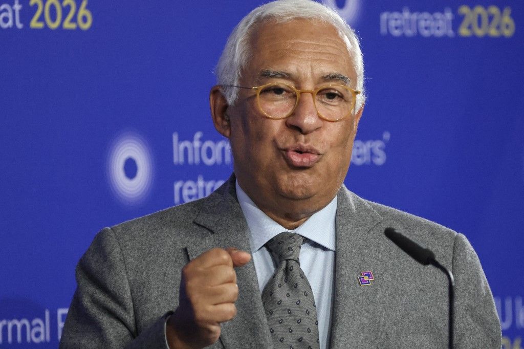 Ursula von der Leyen és Antonio Costa közös sajtótájékoztatót tartott az informális EU-csúcs után