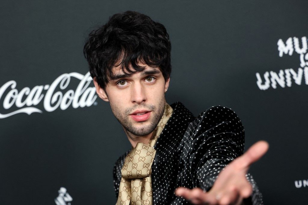 US singer-songwriter Stephen Sanchez attends Universal Music Group's Grammy after party at Nya Studios West in Los Angeles on February 1, 2026. (Photo by Michael Tran / AFP)