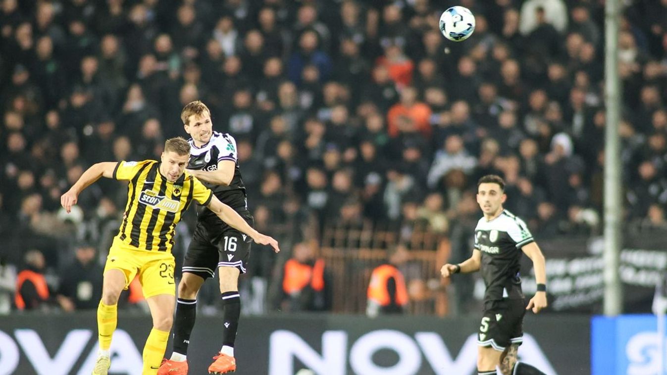 Varga Barnabás (25) ismét kezdő volt az AEK színeiben, ezúttal is fejjátékával hívta fel magára a figyelmet