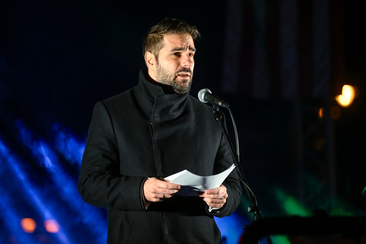 Budapest, 2025. november 4.
Fekete Rajmund, a Kommunizmuskutató Intézet igazgatója beszédet mond a nemzeti gyásznapon tartott Halhatatlanok napja című megemlékezésen a II. kerületi Bem téren 2025. november 4-én. Az eseményt a Pesti Srácok internetes portál és a Nemzeti Maximumért Alapítvány szervezte.
MTI/Purger Tamás