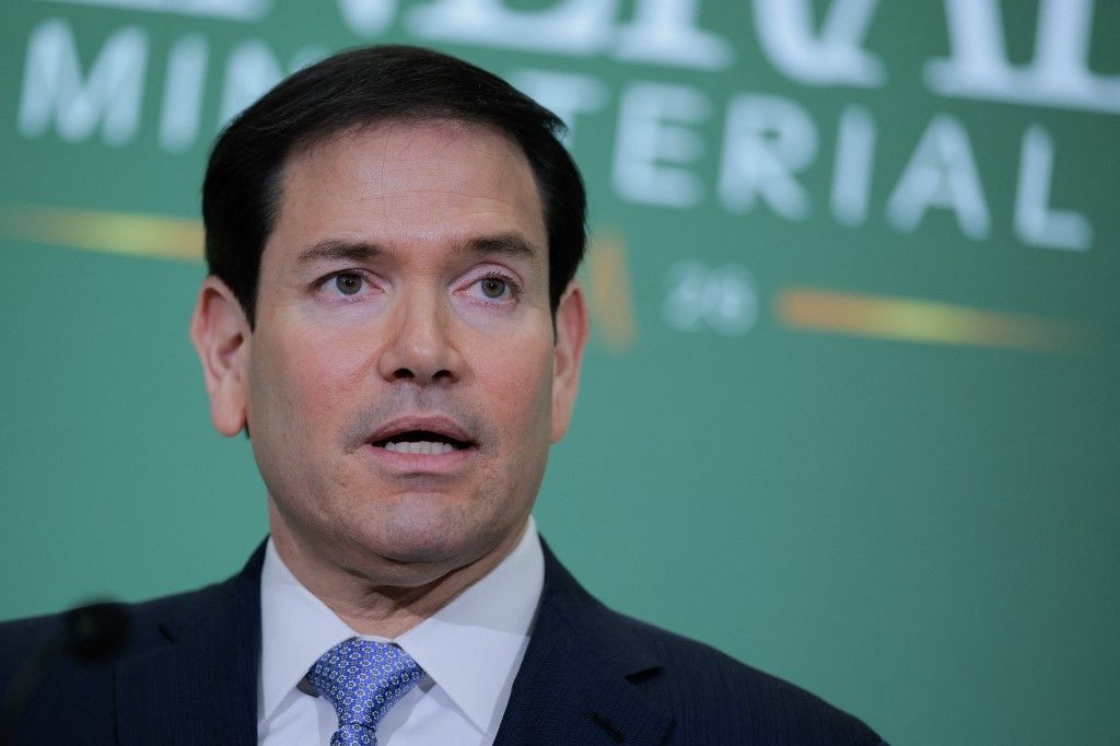 WASHINGTON, DC - FEBRUARY 04: U.S. Secretary of State Marco Rubio holds a news conference during the first Critical Minerals Ministerial at the State Department's Harry S. Truman Building on February 04, 2026 in Washington, DC. About 50 countries attended the ministerial, a gathering to discuss the creation of tech supply chain partnerships that can bypass China. The United States has been looking for alternative sources for rare earth minerals since Beijing cut the U.S. off from its supply last year.   Chip Somodevilla/Getty Images/AFP (Photo by CHIP SOMODEVILLA / GETTY IMAGES NORTH AMERICA / Getty Images via AFP)