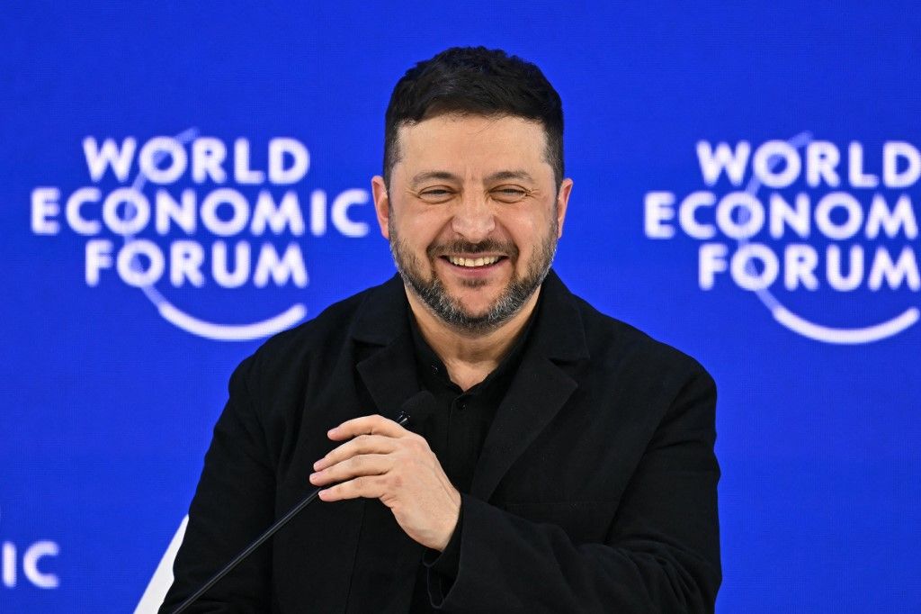 Az európai vezetők sorra reagálnak Zelenszkij davosi beszédére