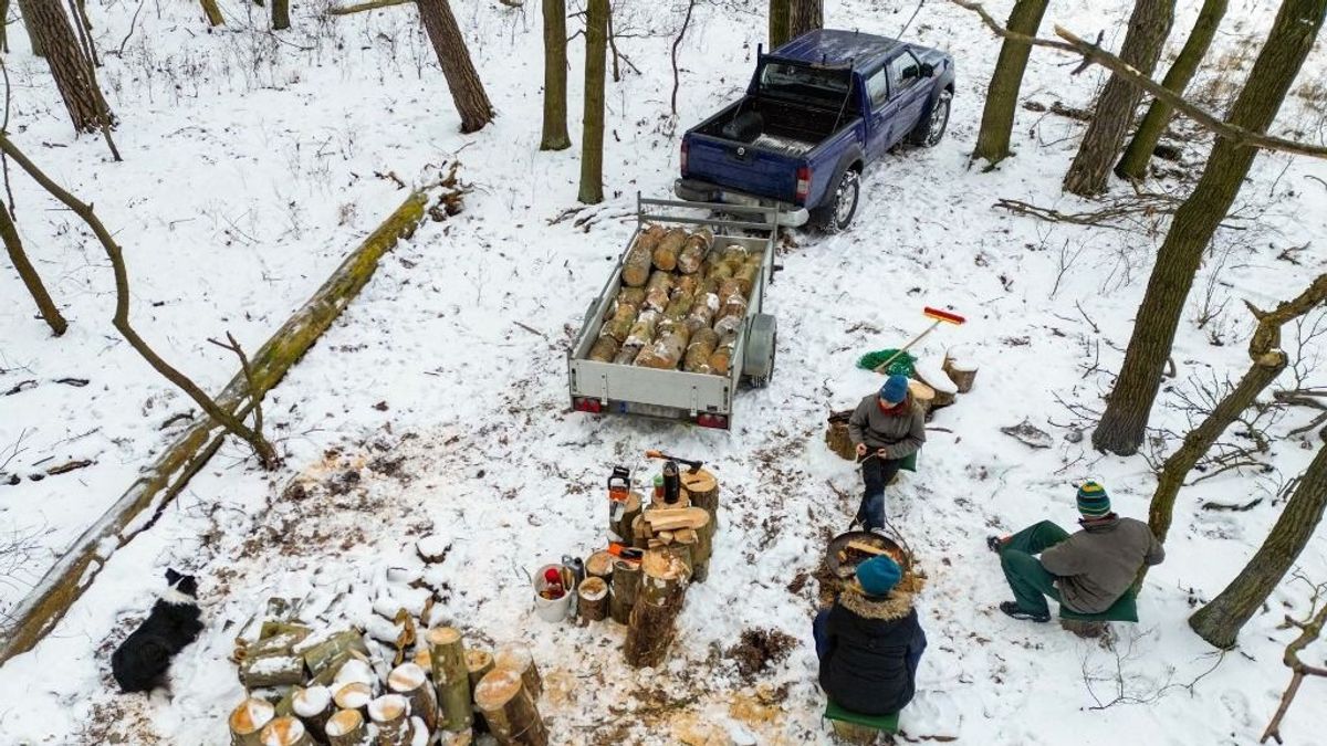 Egy Kijevben élő énekesnő a közösségi oldalán kért segítséget, miután elfogyott a tűzifája