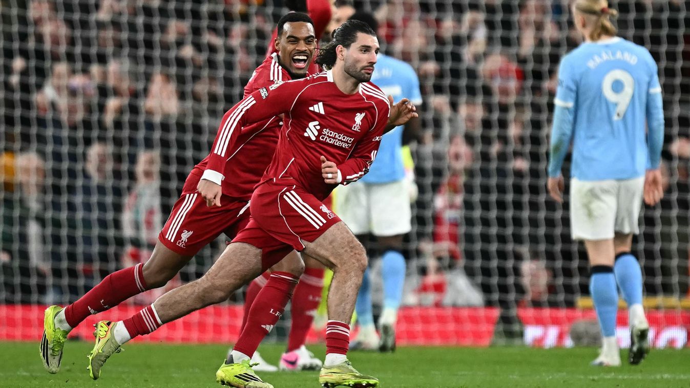 Szoboszlai Dominik előbb elkápráztatta az Anfield népét, majd kiállították a meccs végén