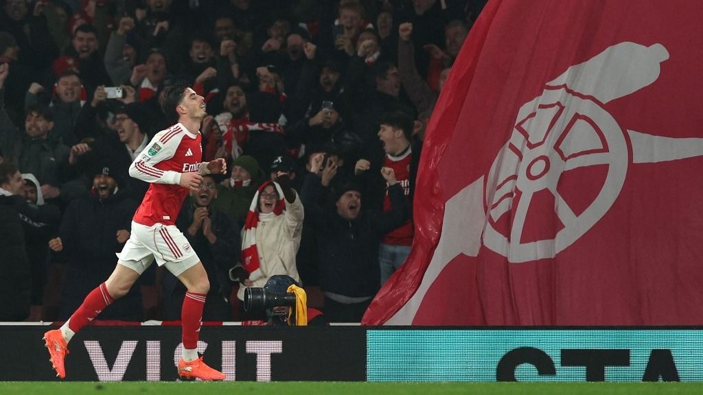 Kai Havertz ünnepel, a Chelsea kiejtésével Ligakupa-döntős az Arsenal