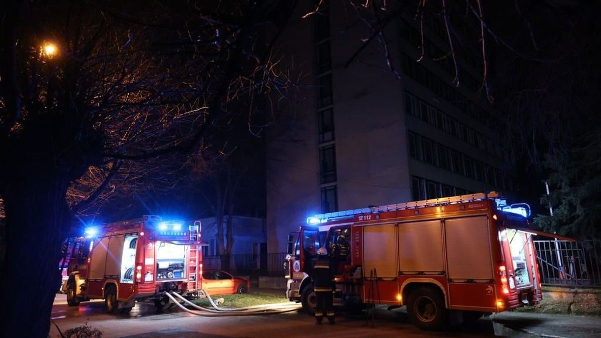 Lángok csaptak fel a szegedi egyetem egyik kollégiumában