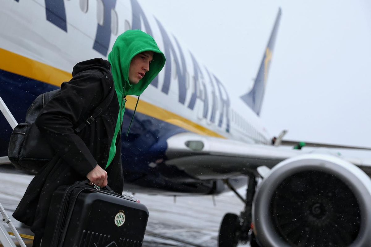 A Fradi játékosai szerda délután landoltak Bulgáriában, egy nappal a Ludogorec–FTC El-mérkőzés előtt