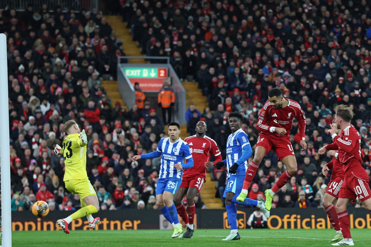 A Liverpool–Brighton FA-kupa-mérkőzésen már Szoboszlai Dominik is gólpasszt adhatott volna, de les miatt elvették Cody Gakpo gólját