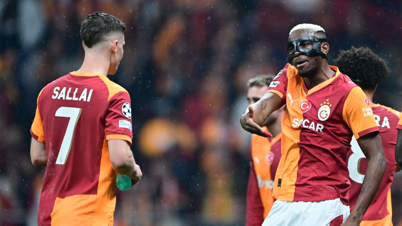 Sallai Roland
ISTANBUL, TURKIYE - FEBRUARY 17: Roland Sallai (7) and Victor Osimhen (45) of Galatasaray are seen during UEFA Champions League last 16 playoff round first leg football match between Galatasaray and Juventus at RAMS Park in Istanbul, Turkiye