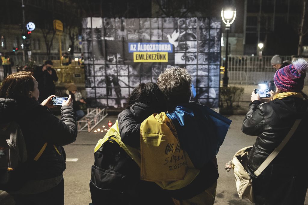 A Momentum megemlékezése az ukrán háború 4. évfordulója alkalmából