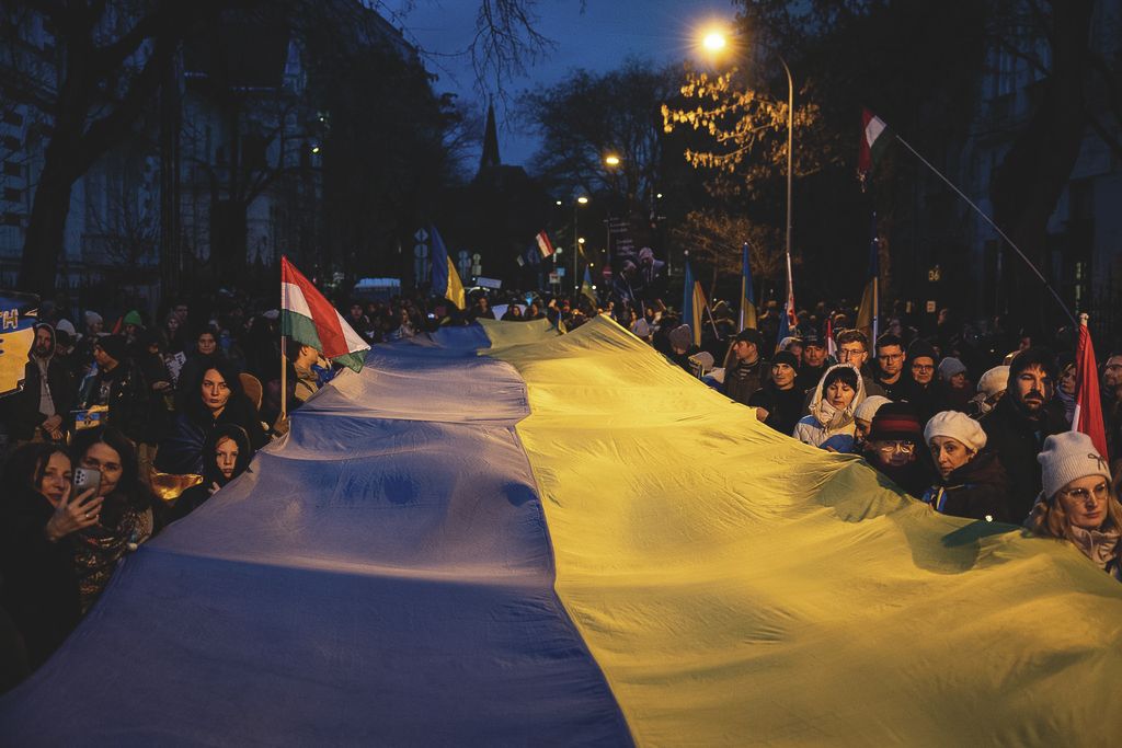 A Momentum megemlékezése az ukrán háború 4. évfordulója alkalmából