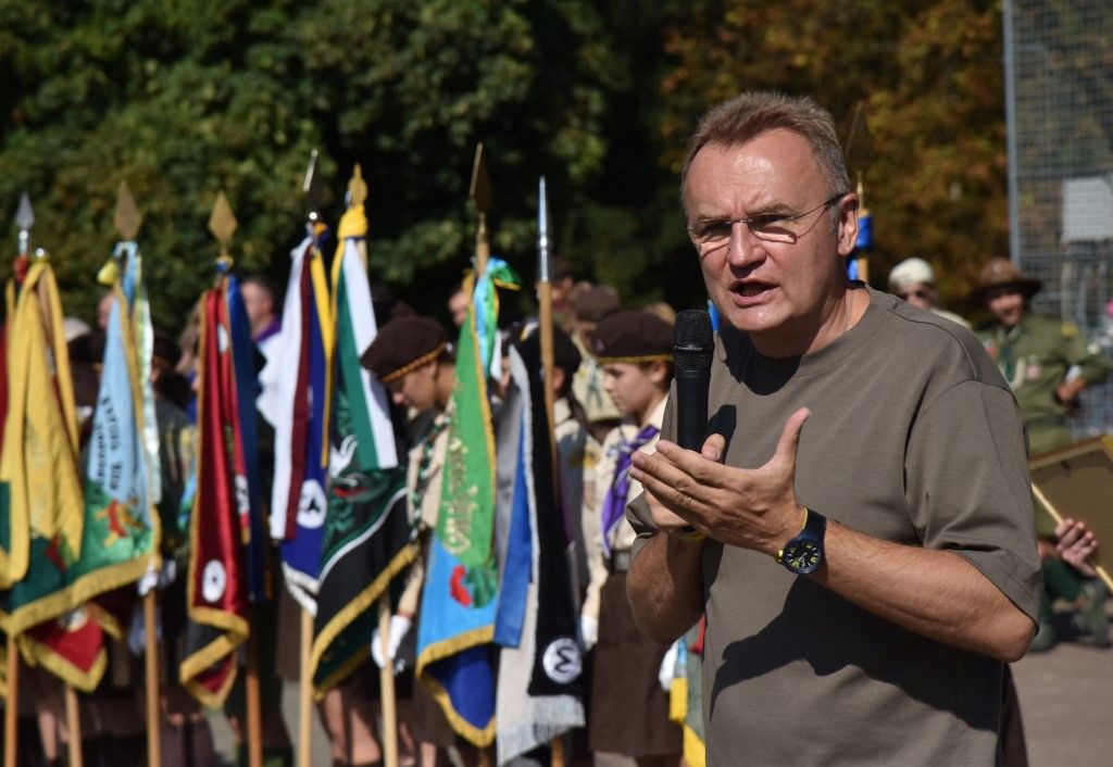 Lviv polgármestere szerint terrortámadás történt (Fotó: AFP)