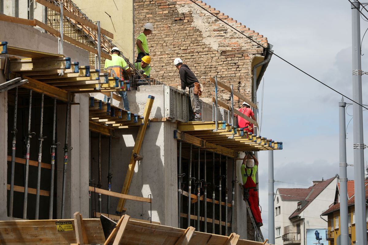 felelősségbiztosítás, 20210831 Budapest Építkezés Fotó: Kallus György  LUS  Világgazdaság  VG