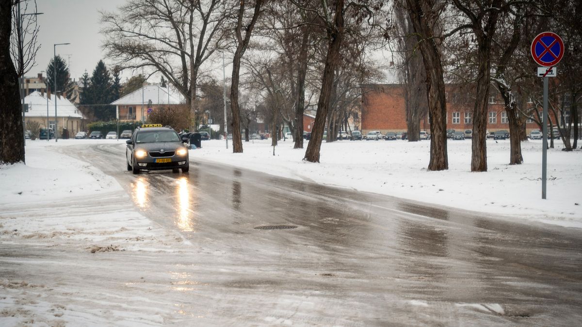 Kiadták a riasztást, havazás után jön az ónos eső + videó