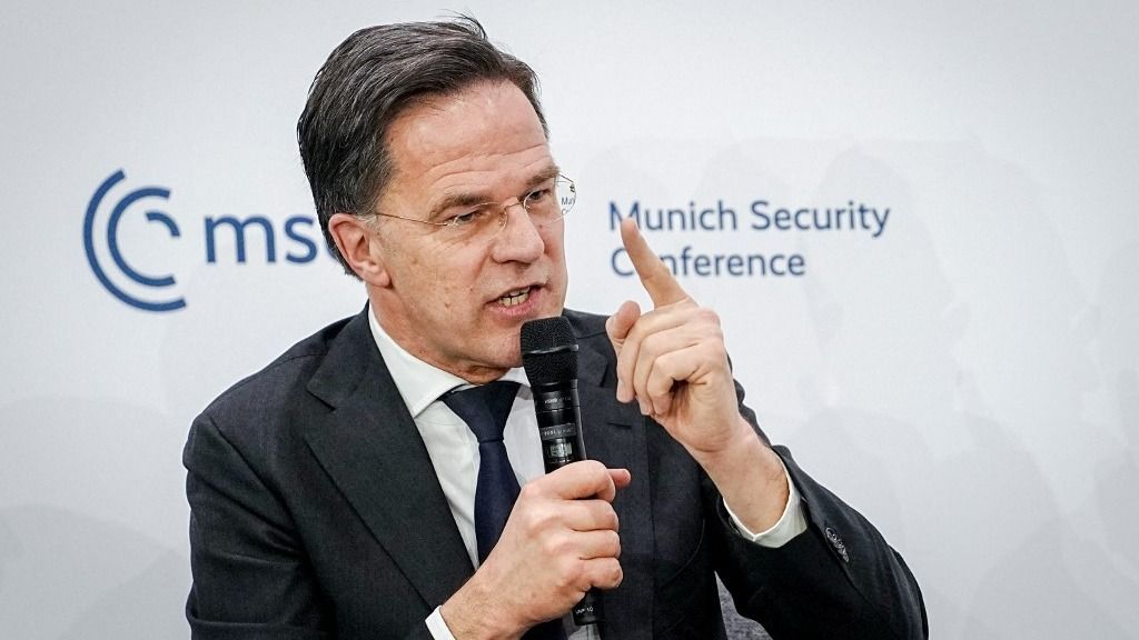 Mark Rutte a NATO főtitkára (Fotó: AFP)