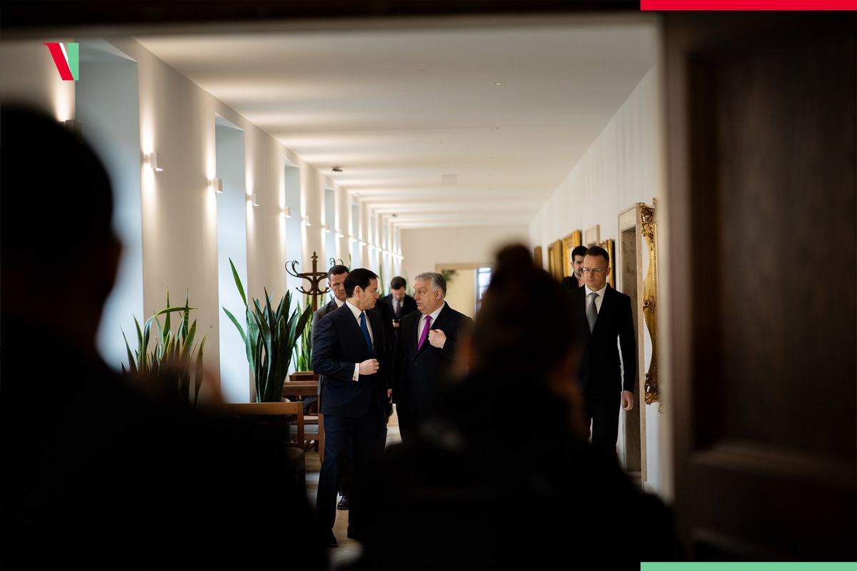 Marco Rubio amerikai külügyminiszter és Orbán Viktor miniszterelnök