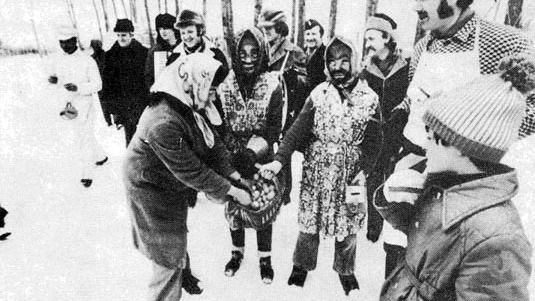 Falusi farsang, 1976. forrás: Magyar Néprajzi Lexikon