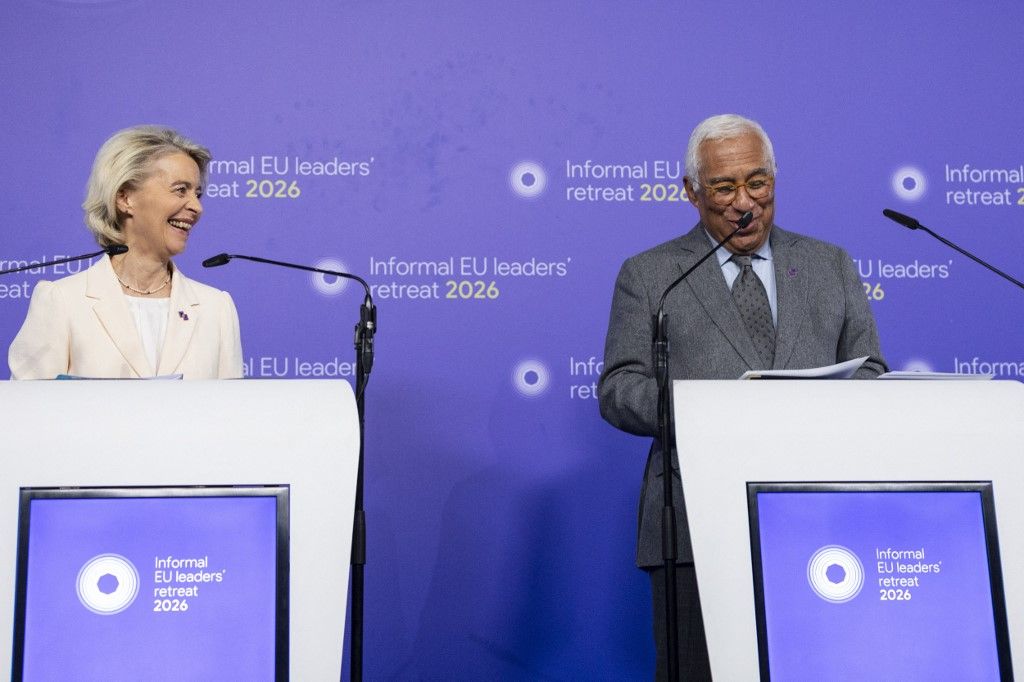 Ursula von der Leyen és Antonio Costa sajtótájékoztatót tartott az Orbán Viktor részvételével zajlott informális uniós csúcs után