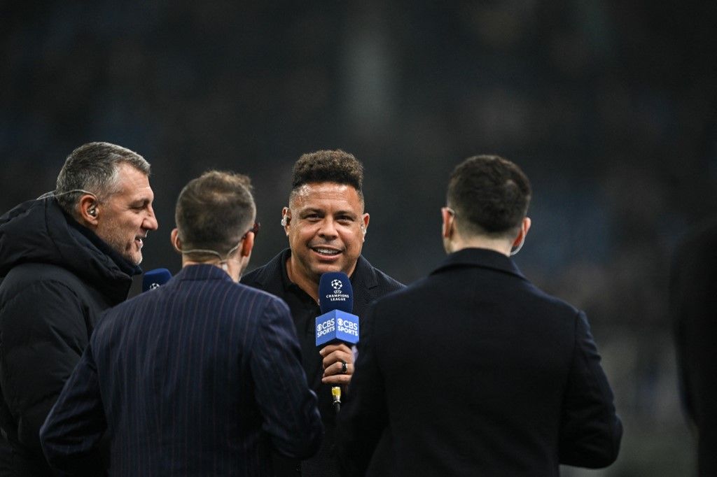 Del Pierot a sírás kerülgette az olasz foci helyzete miatt, Ronaldo és Vieri hozta meg a jókedvét. (Fotó: TIZIANO BALLABIO / NurPhoto)