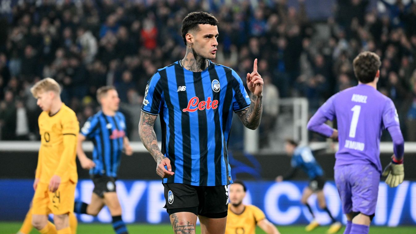 Scamacca és az Atalanta romba döntötte a Dortmundot