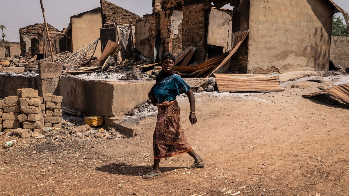 Nigéria – egy korábbi támadás helyszíne