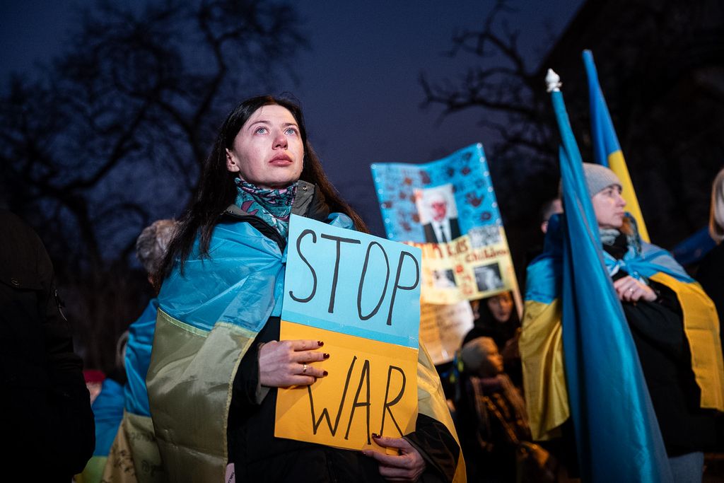 A Momentum megemlékezése az ukrán háború 4. évfordulója alkalmából