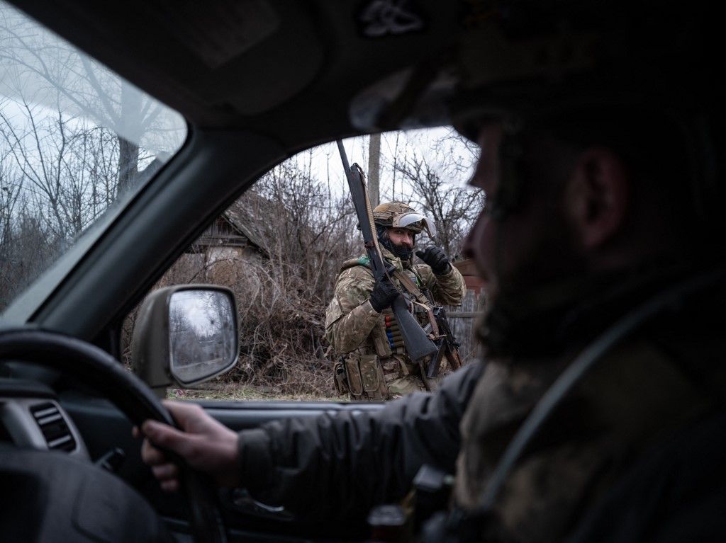 Brüsszel a háborúban álló Ukrajna csatlakozását erőlteti (Fotó: AFP)