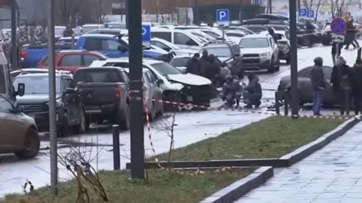  Vlagyimir Alekszejev altábornagy elleni merénylet helyszíne (Forrás: Youtube)