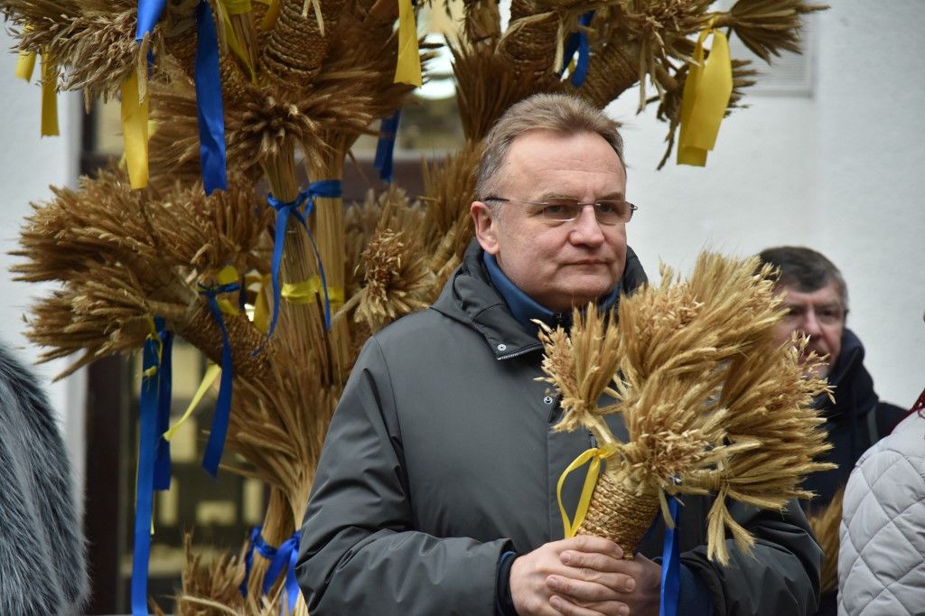 Andrij Szadovij, Lemberg polgármestere (Fotó: Anadolu/AFP/Michael Sorrow)