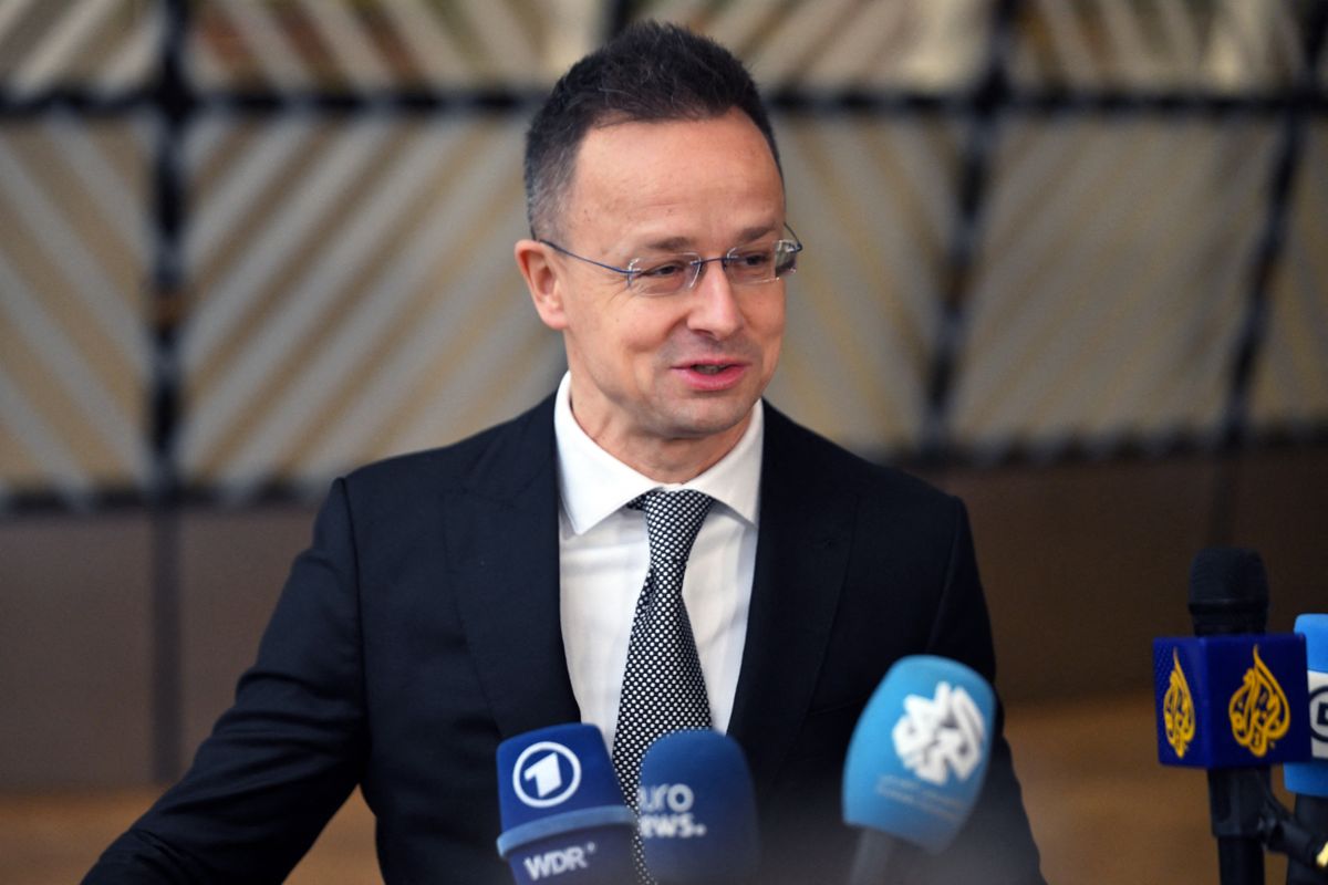 Szijjártó Péter (Fotó: AFP)