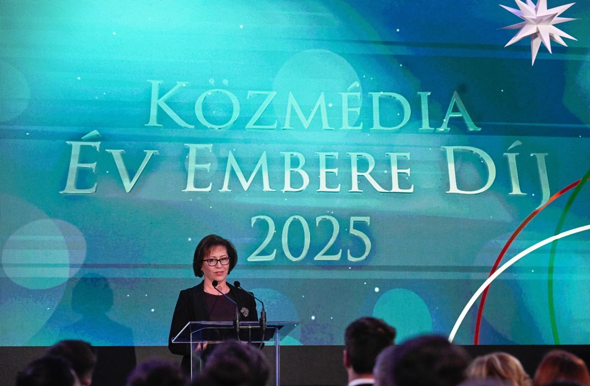 Budapest, 2026. február 20.
Altorjai Anita, a Duna Médiaszolgáltató Nonprofit Zrt. vezérigazgatója beszédet mond a Közmédia Év Embere Díjának átadásán a budapesti Stopper Úszóházban 2026. február 20-án. Az elismerést Kapu Tibor kutatóűrhajós vehette át.
MTI/Bruzák Noémi